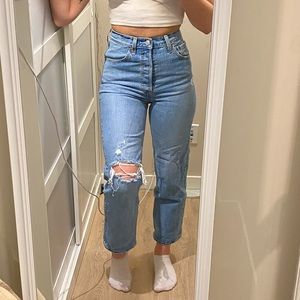 LEVIS RIBCAGE STRAIGHT ANKLE JEANS